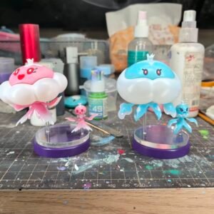 [PREORDER] 1/40 Zukan Figure [SILING] - Frillish & Jellicent (Male & Female)