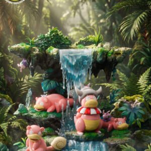 [PREORDER] Mini Statue [MOON SHADOW] - Slowpoke & Slowbro & Slowking & Goomy