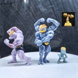 [PREORDER] 1/20 Scale World Figure [FIRE] - Machop & Machoke & Machamp