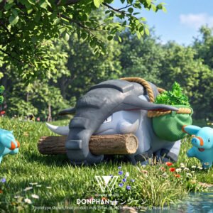 [PREORDER] 1/20 Scale World Figure [WONDER] - Phanpy & Donphan