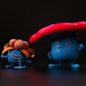 [PREORDER] 1/20 Scale World Figure [GM] - Oddish & Gloom & Vileplume