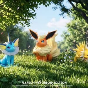 [PREORDER] 1/20 Scale World Figure [TUFANG] - Vaporeon & Jolteon & Flareon