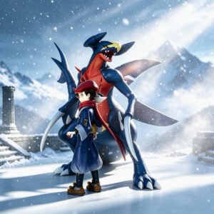 [PREORDER] 1/20 Scale World Figure [JP] - Rei & Cyndaquil & Garchomp