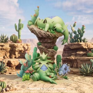 [PREORDER] GK Statue [KIPI] - Larvitar & Pupitar & Tyranitar