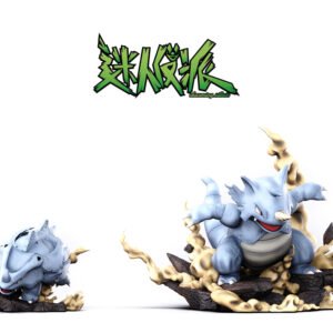 [PREORDER] 1/20 Scale World Figure [CHARMING VILLAIN] - Rhyhorn & Rhydon