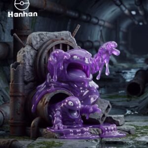 [PREORDER] 1/20 Scale World Figure [HANHAN] - Grimer & Muk