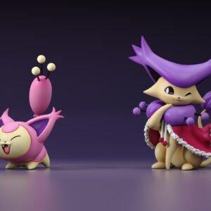 [PREORDER] 1/20 Scale World Figure [GENERATIOINS] - Skitty & Delcatty