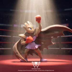 [PREORDER] 1/20 Scale World Figure [WONDER] - Hitmonchan / Hitmonlee