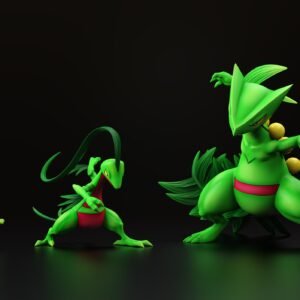 [PREORDER] 1/20 Scale World Figure [GM] - Treecko & Grovyle & Sceptile