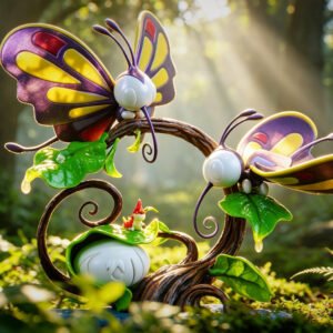 [PREORDER] 1/20 Scale World Figure [NLX] - Wurmple & Silcoon & Beautifly
