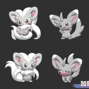[PREORDER] 1/20 Scale World Figure [LM] - Minccino & Cinccino