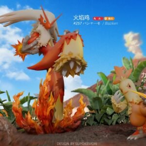 [PREORDER] 1/20 Scale World Figure [DRAGON VALLEY] - Torchic & Combusken & Blaziken