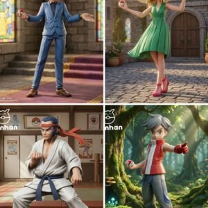 [PREORDER] 1/20 Scale World Figure [HANHAN] - Rich Boy / Lady / Black Belt / Bird Keeper