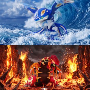 [PREORDER] 1/20 Scale World Figure [WONDER] - Primal Groudon & Primal Kyogre